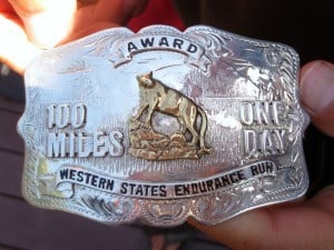 The Western States silver buckle